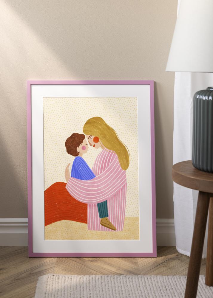 Jämtlands Ramfabrik Rahmen Kent Acrylglas Rosa 21x29,7 cm (A4)