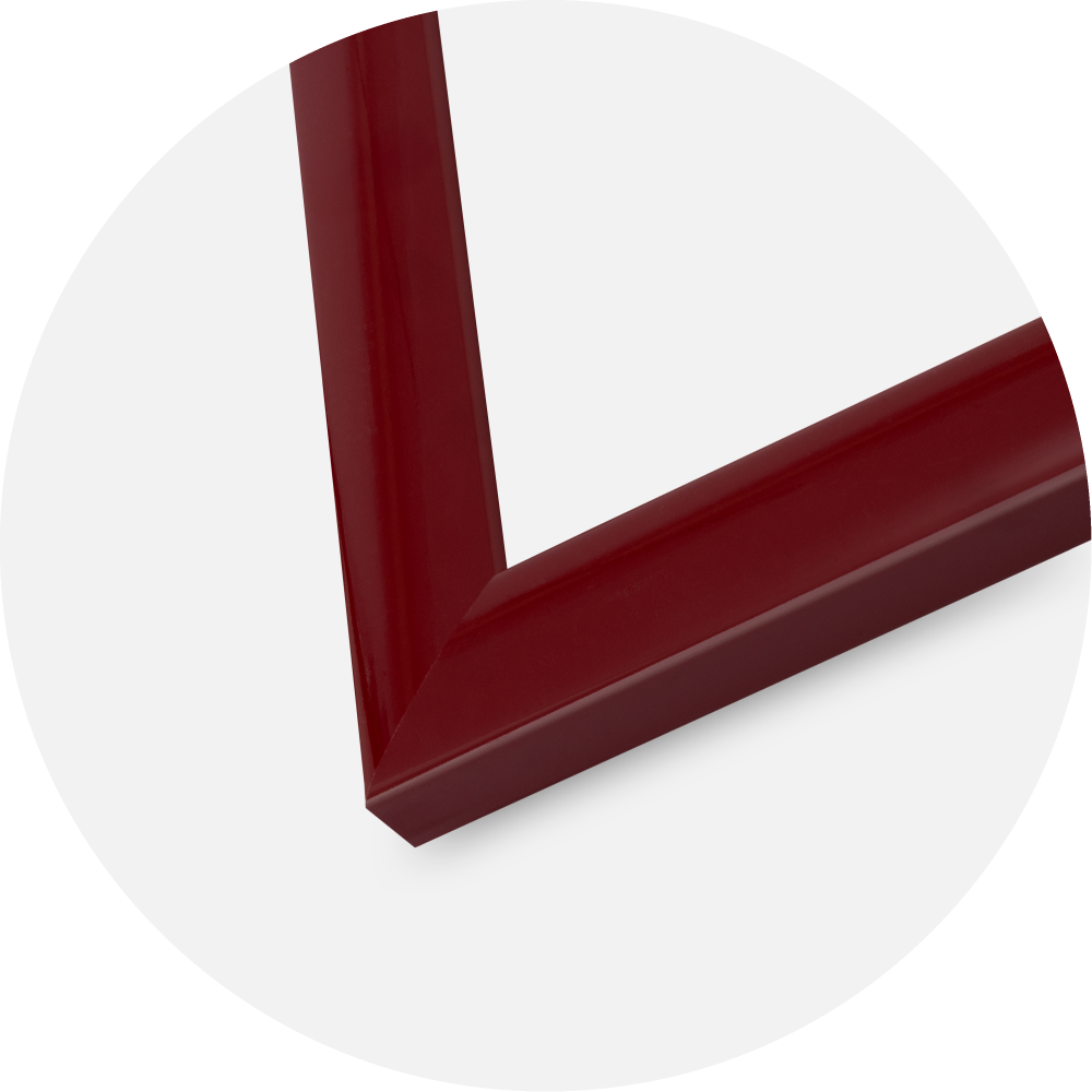 Jämtlands Ramfabrik Rahmen Dorset Acrylglas Dunkelrot 70x100 cm