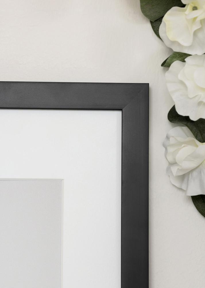 Jämtlands Ramfabrik Rahmen Jämtland Acrylglas Schwarz 27x48 cm