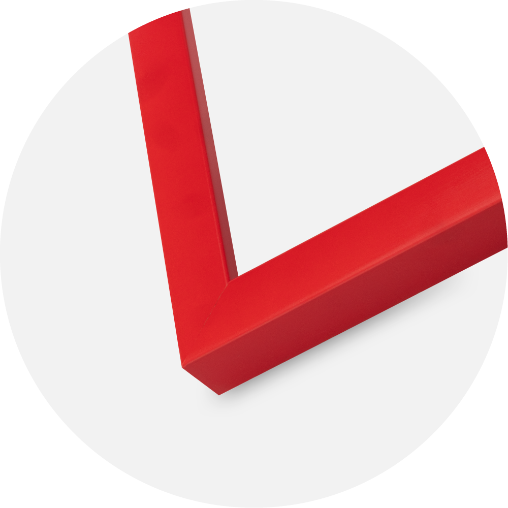 Jämtlands Ramfabrik Rahmen Kent Acrylglas Rot 40x50 cm