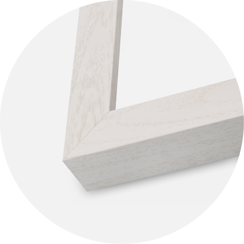 Jämtlands Ramfabrik Rahmen Wells Acrylglas Weiß 60x80 cm