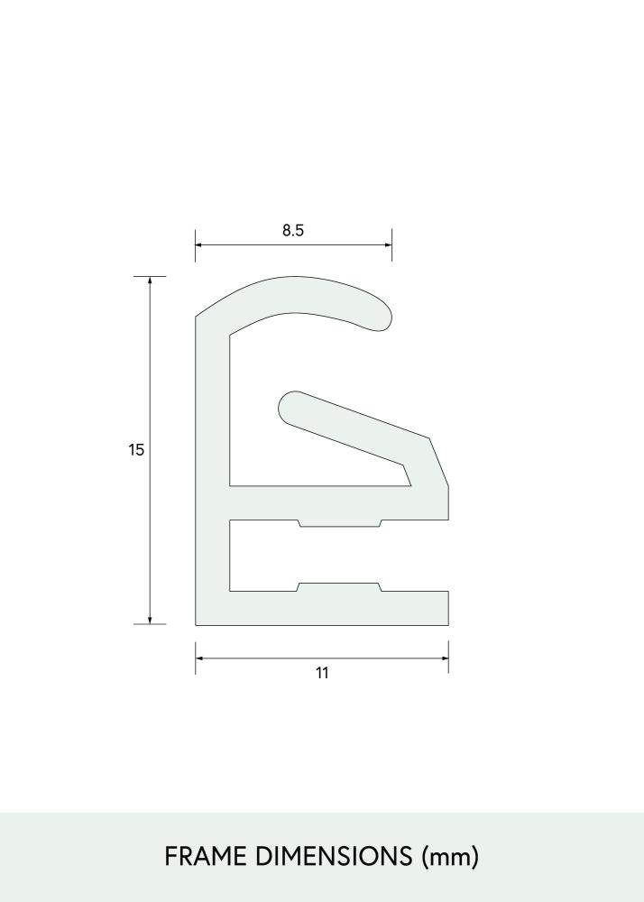 Innova Puzzle-Rahmen Schwarz 60x80 cm
