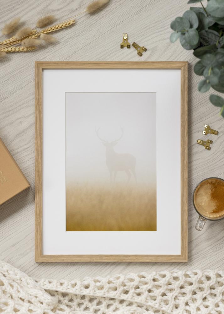 Jämtlands Ramfabrik Rahmen Vemdalen Acrylglas Eiche 25x47 cm