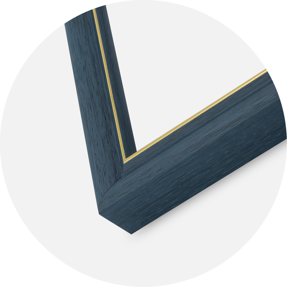 Jämtlands Ramfabrik Rahmen Canterbury Acrylglas Blau 40x50 cm