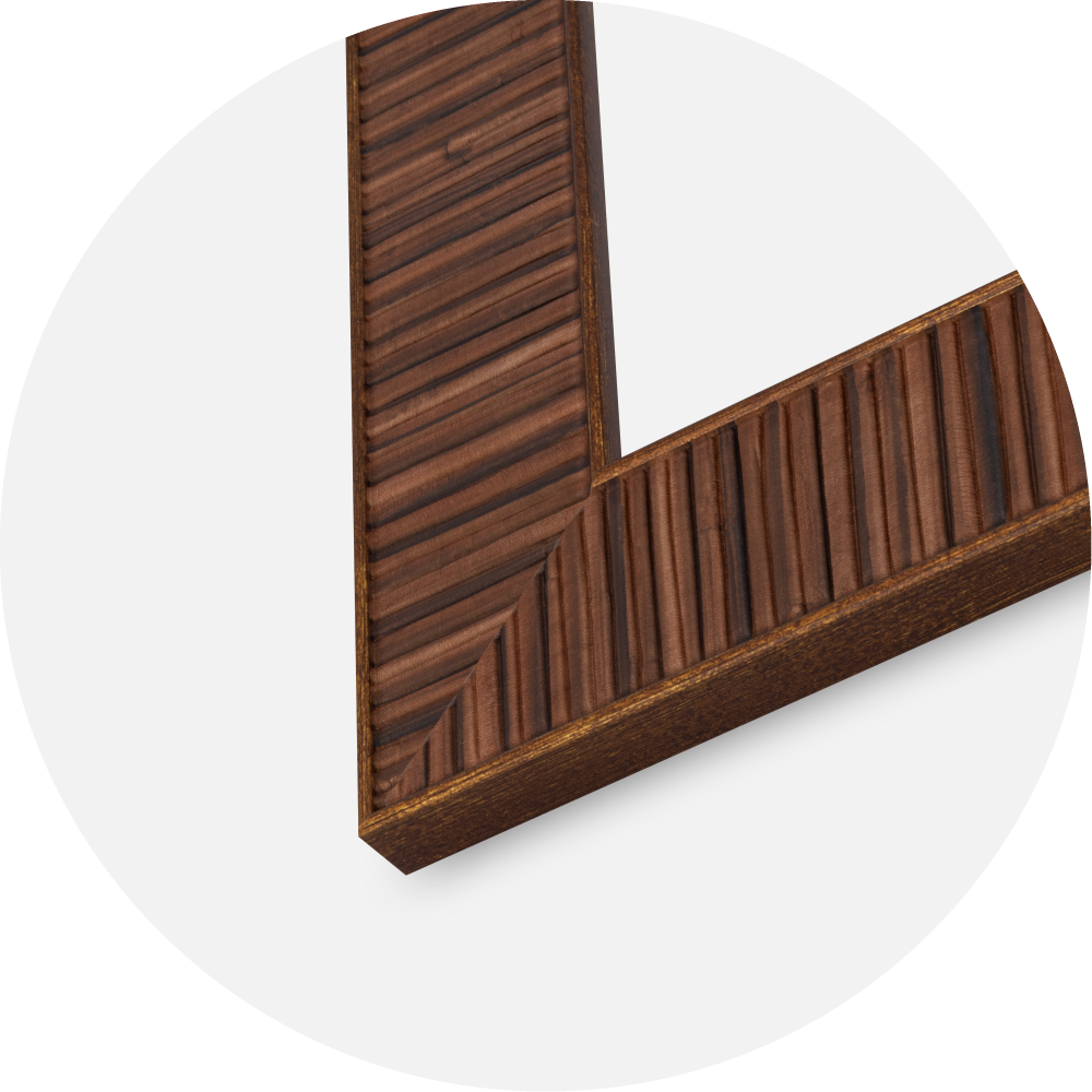 Jämtlands Ramfabrik Rahmen Agust Acrylglas Rosewood 29,7x42 cm (A3)