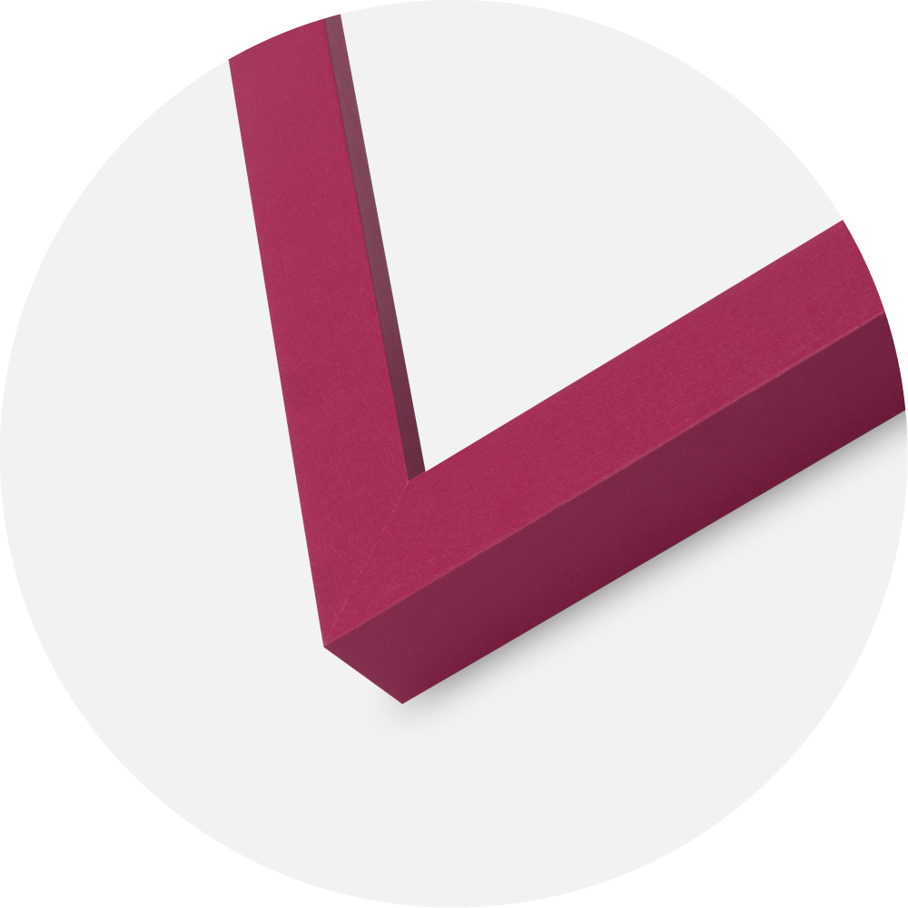 Jämtlands Ramfabrik Rahmen Selection Acrylglas Hot Pink 50x50 cm