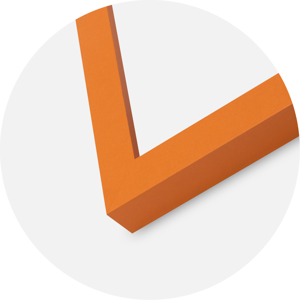 Jämtlands Ramfabrik Rahmen Selection Acrylglas Orange 40x40 cm