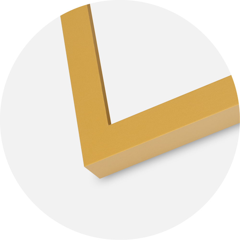 Jämtlands Ramfabrik Rahmen Selection Acrylglas Pineapple Yellow 21x29.7 cm (A4)