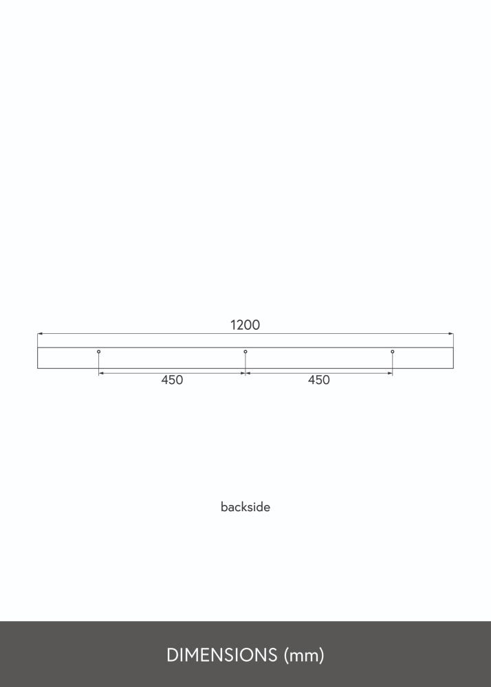 KAILA KAILA Bilderleiste Schwarz 120 cm