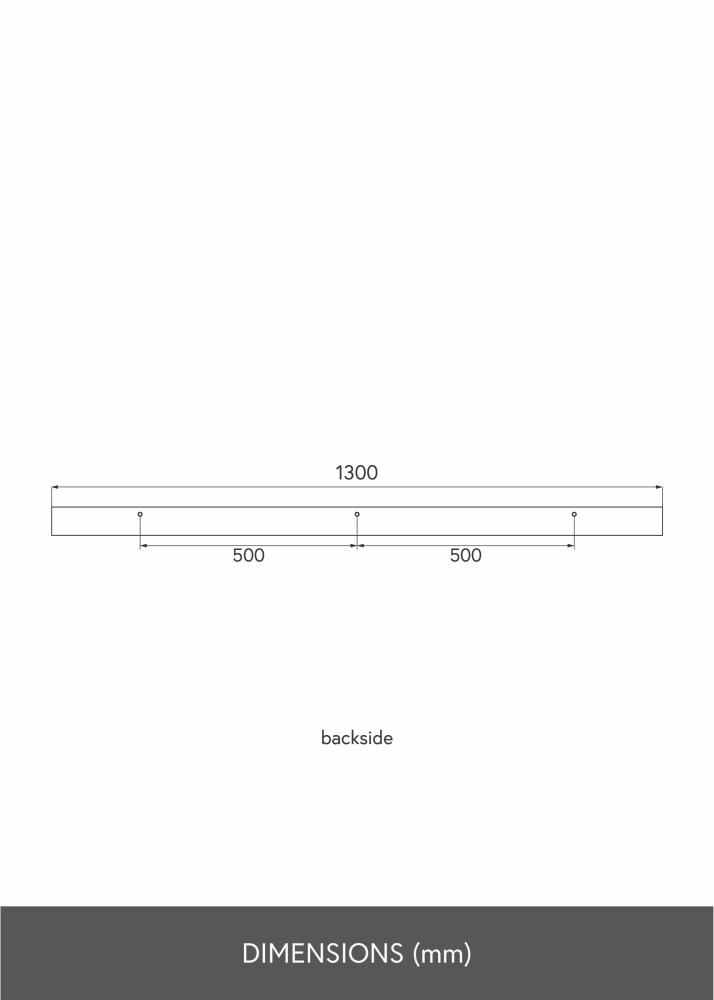 KAILA KAILA Bilderleiste Schwarz 130 cm