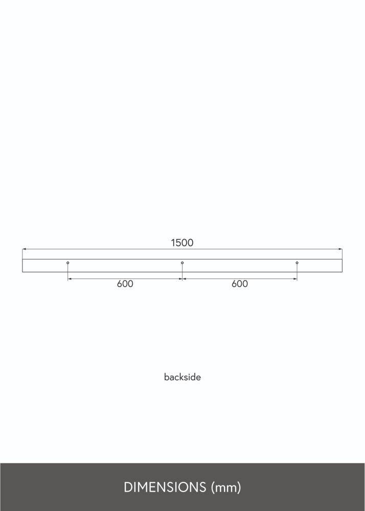 KAILA KAILA Bilderleiste Weiß 150 cm