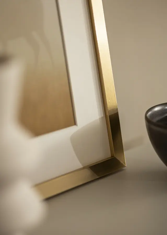 Jämtlands Ramfabrik Rahmen Selection Acrylglas Gold 5x7 inches (12,7x17,78 cm)