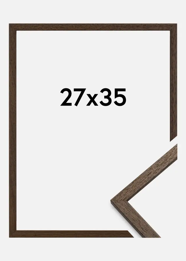 Galleri 1 Rahmen Edsbyn Walnuss 27x35 cm