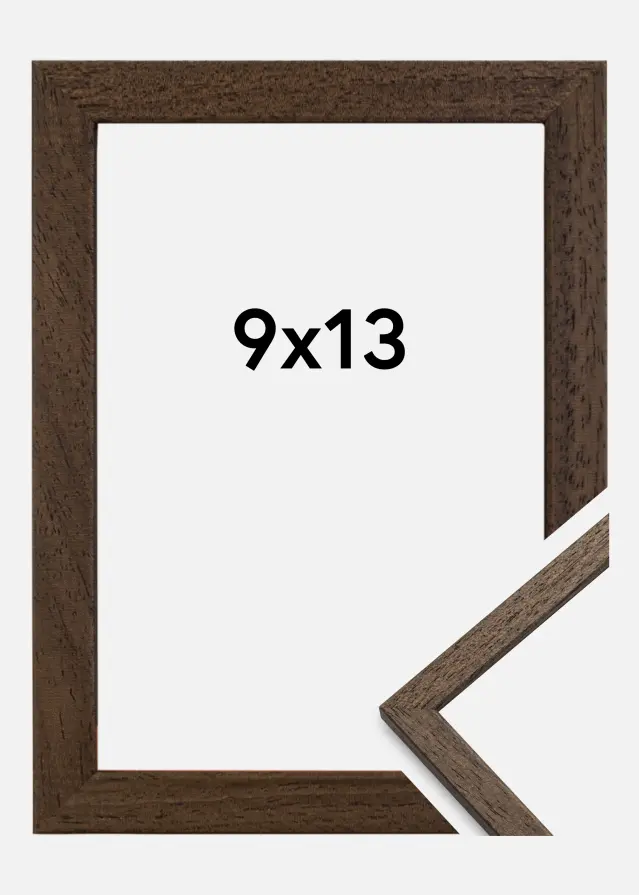 Galleri 1 Rahmen Edsbyn Walnuss 9x13 cm