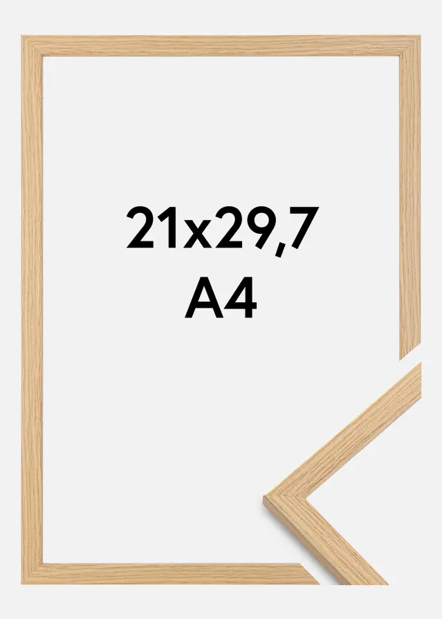 Estancia Rahmen Valbo Acrylglas Eiche 21x29,7 cm (A4)