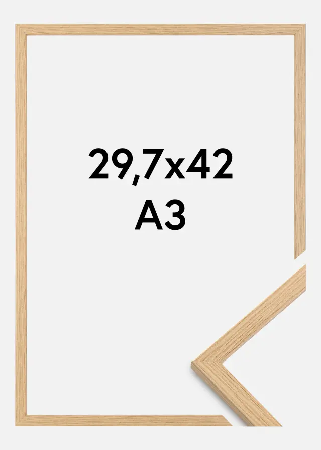 Estancia Rahmen Valbo Acrylglas Eiche 29,7x42 cm (A3)