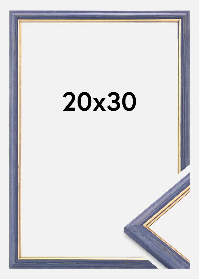Jämtlands Ramfabrik Rahmen Claudia Acrylglas Blau 20x30 cm