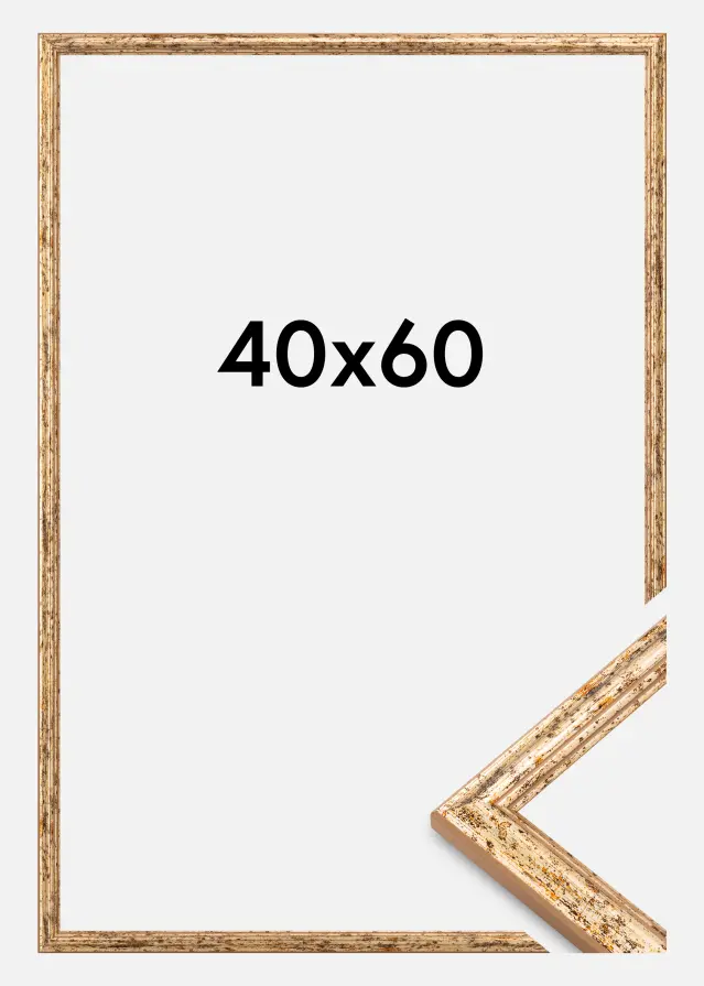 Jämtlands Ramfabrik Rahmen Claudia Acrylglas Silber 40x60 cm