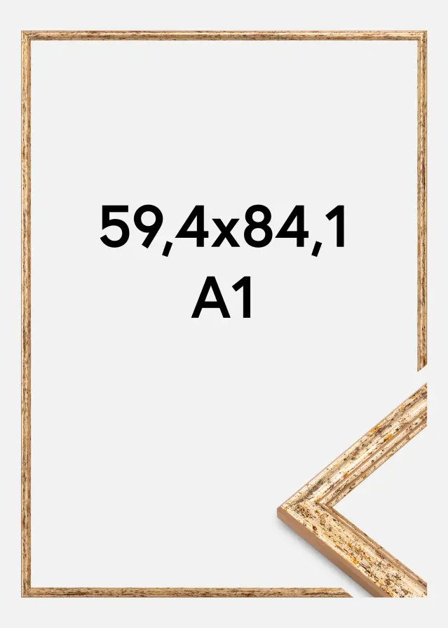 Jämtlands Ramfabrik Rahmen Claudia Acrylglas Silber 59,4x84,1 cm (A1)