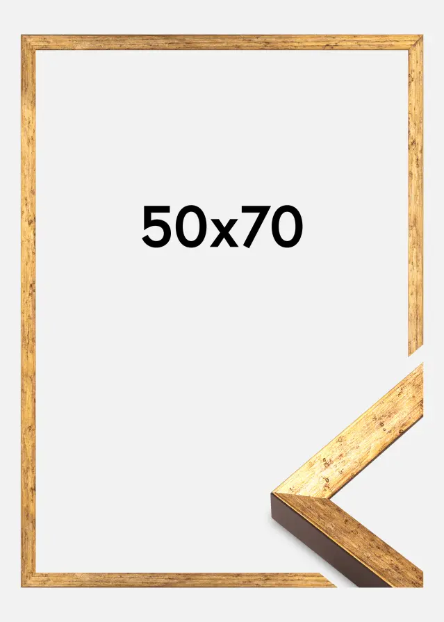 Jämtlands Ramfabrik Rahmen Dune Acrylglas Gold 50x70 cm