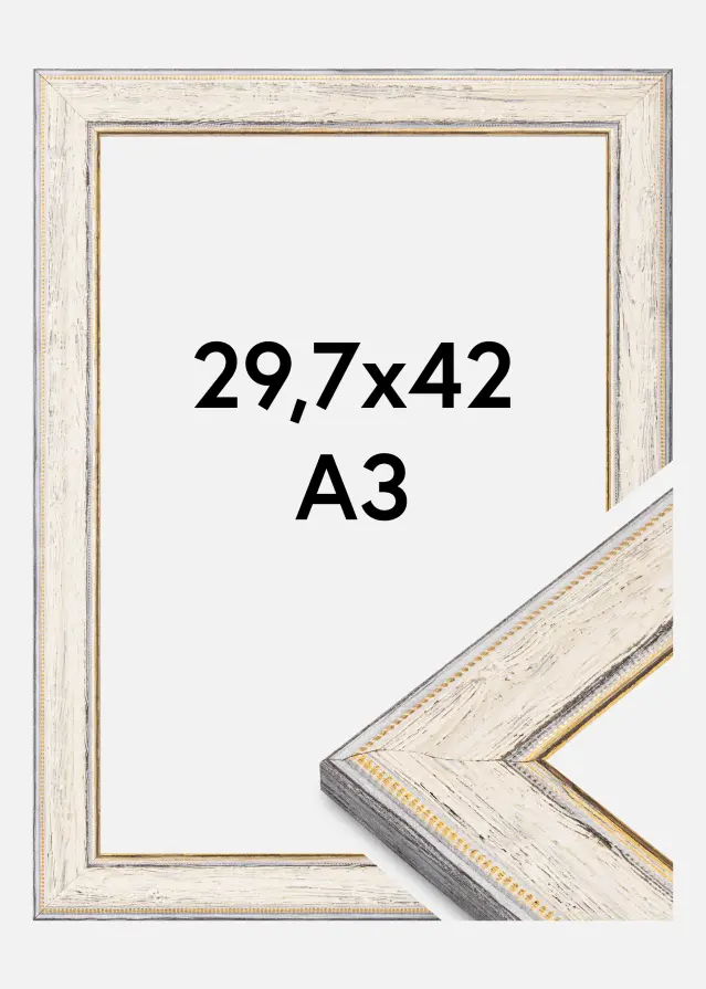 Jämtlands Ramfabrik Rahmen Fabriano Acrylglas Weiß 29,7x42 cm (A3)