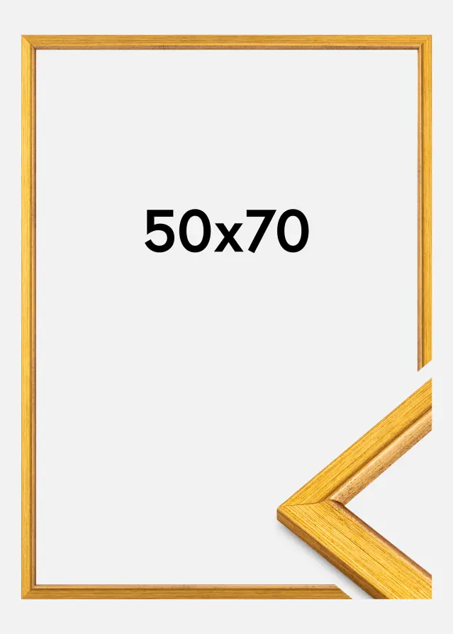 Jämtlands Ramfabrik Rahmen Marisa Acrylglas Gold 50x70 cm