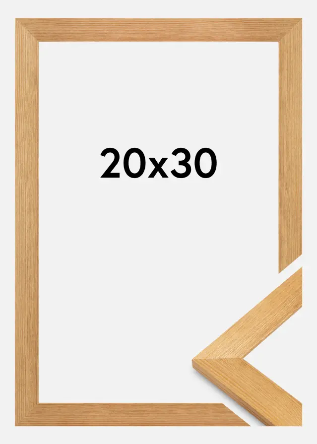 Jämtlands Ramfabrik Rahmen Sandra Acrylglas Eiche 20x30 cm