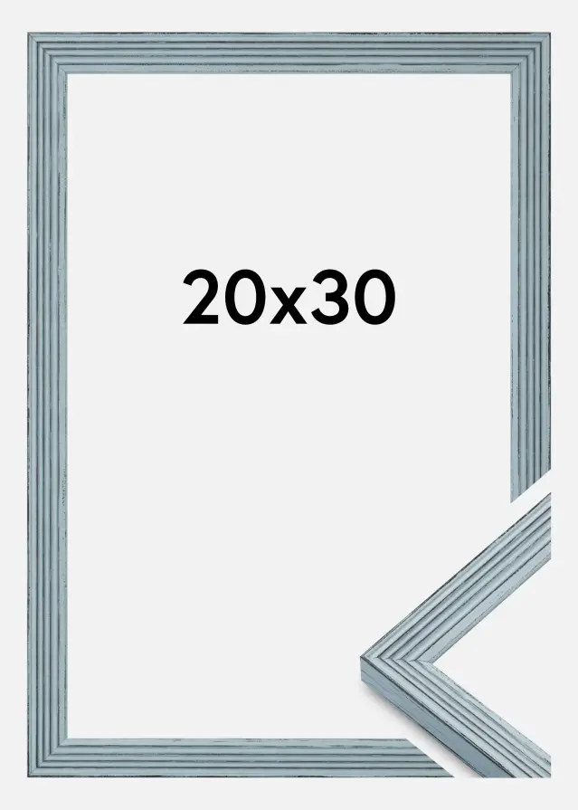 Jämtlands Ramfabrik Rahmen Tosca Acrylglas Blau 20x30 cm