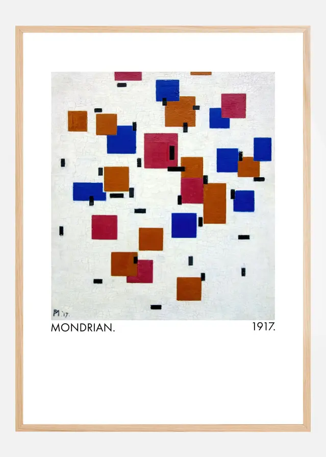 Bildverkstad Composition in colour A 1917 Poster