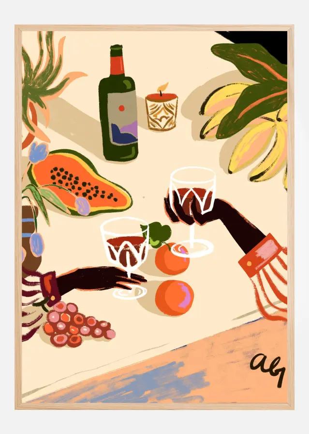 Bildverkstad Cheers To You Poster