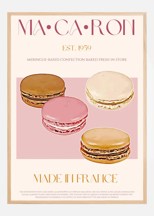 Bildverkstad Macaron Print Poster