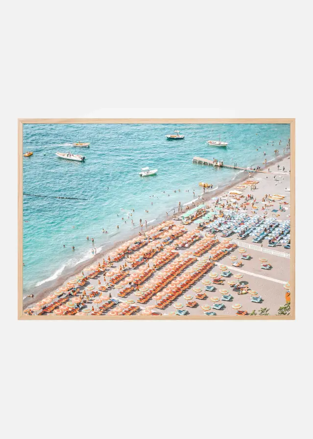 Bildverkstad Positano Beach Poster