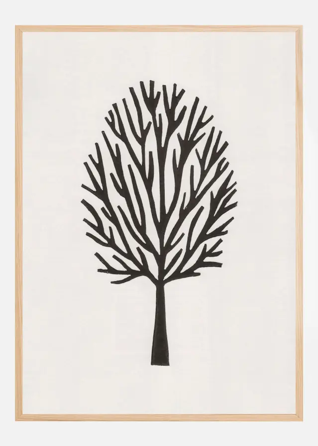 Bildverkstad Linocut Tree #3 Poster