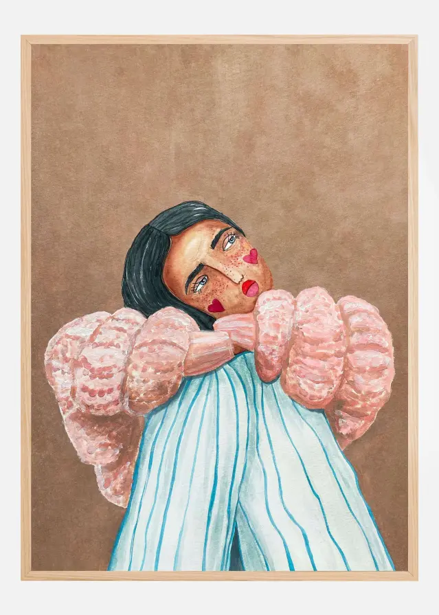 Bildverkstad Dreaming girl Poster