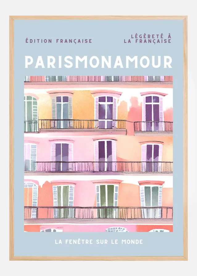 Bildverkstad Paris mon Amour Poster
