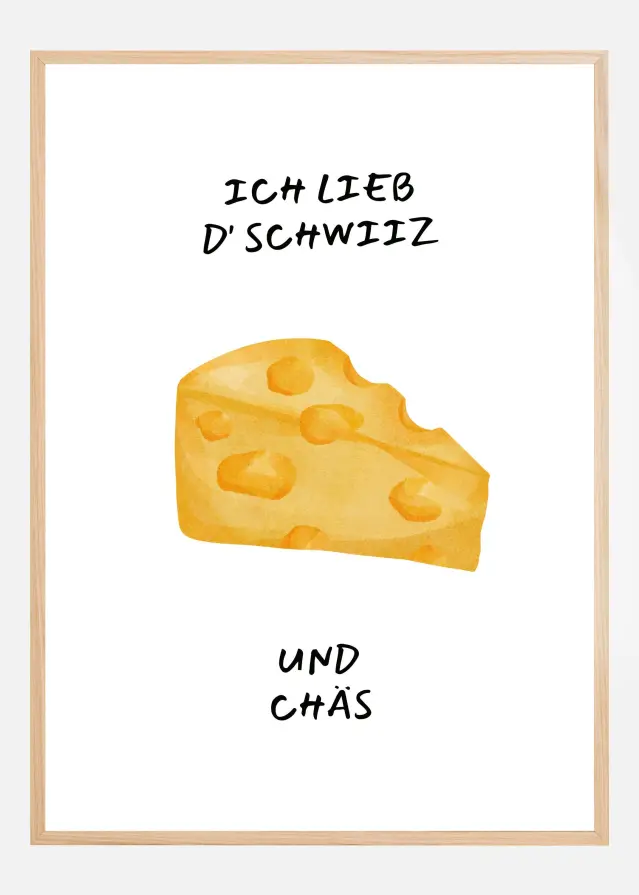 Bildverkstad Ich lieb dAaschwiiz Poster