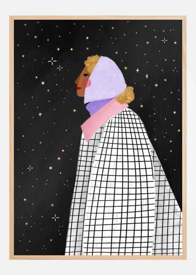 Bildverkstad The Lady with the stars Poster