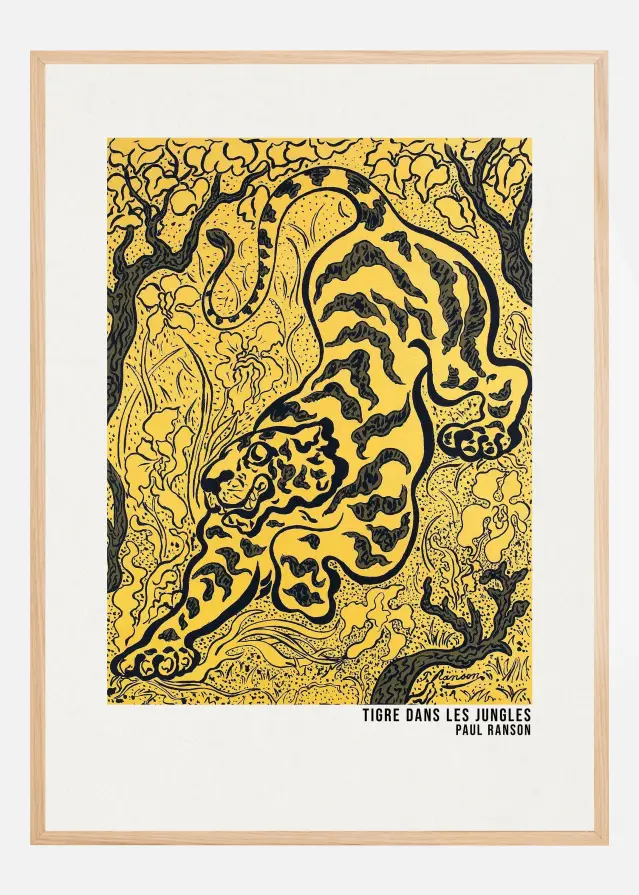 Bildverkstad Tigre Dans Les Jungles Poster