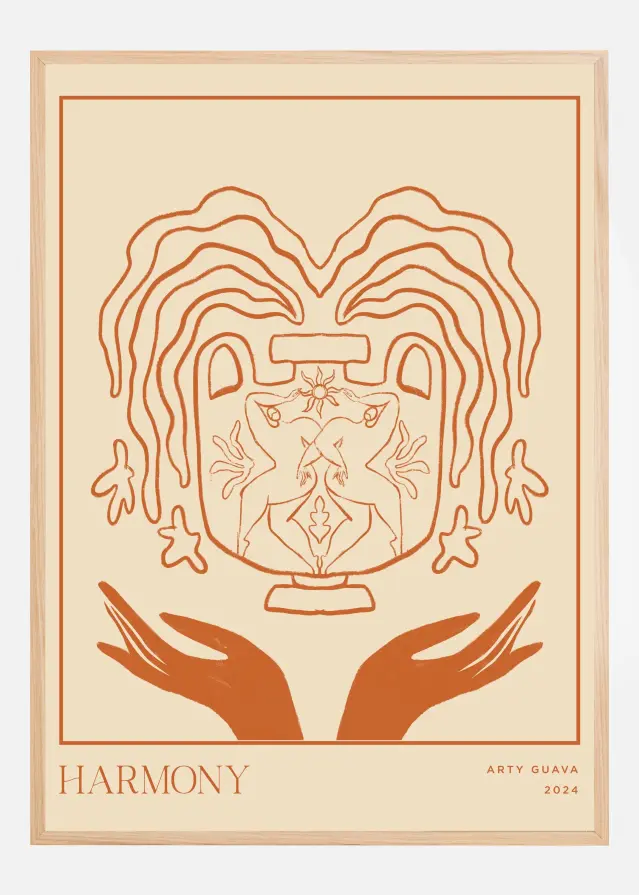 Bildverkstad Vessel Collection : Harmony (LineArt) Poster