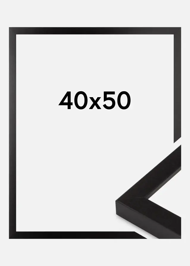 Innova Bilderrahmen Schwarz Breit 40 x 50 cm