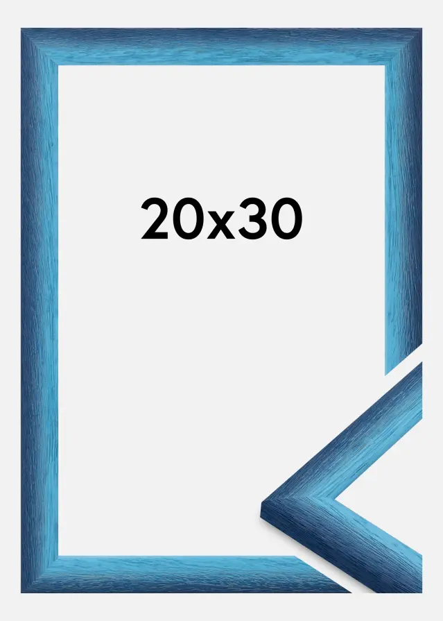 Jämtlands Ramfabrik Rahmen Cornwall Acrylglas Dunkelblau 20x30 cm