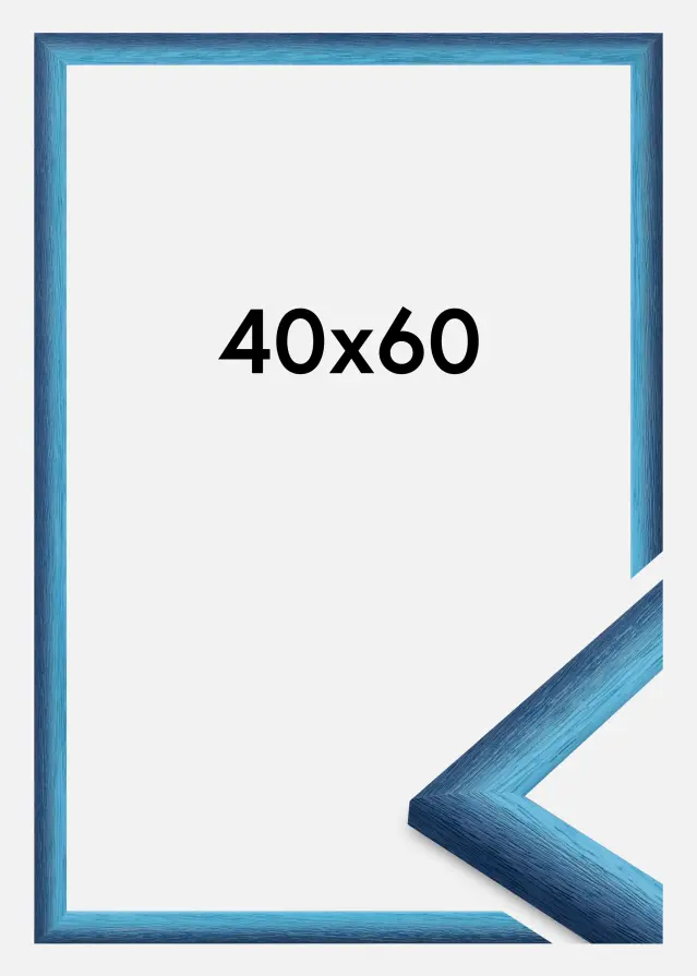Jämtlands Ramfabrik Rahmen Cornwall Acrylglas Dunkelblau 40x60 cm