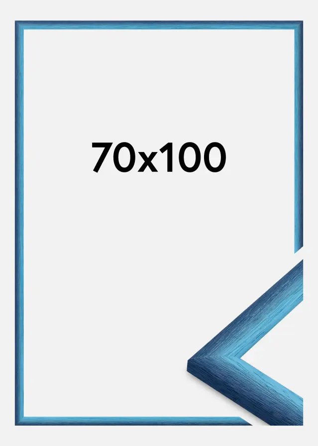 Jämtlands Ramfabrik Rahmen Cornwall Acrylglas Dunkelblau 70x100 cm