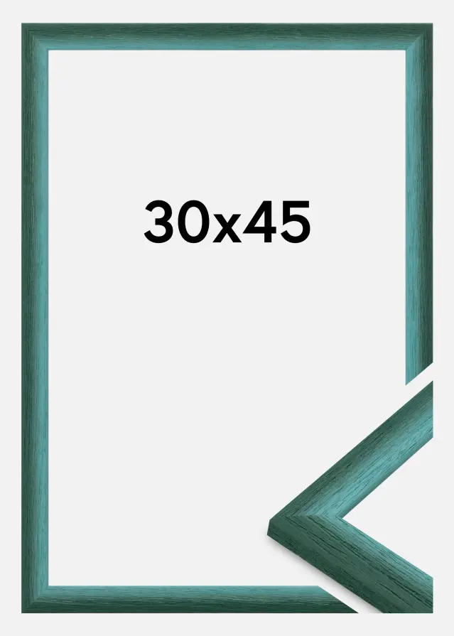 Jämtlands Ramfabrik Rahmen Cornwall Acrylglas Dunkelgrün 30x45 cm