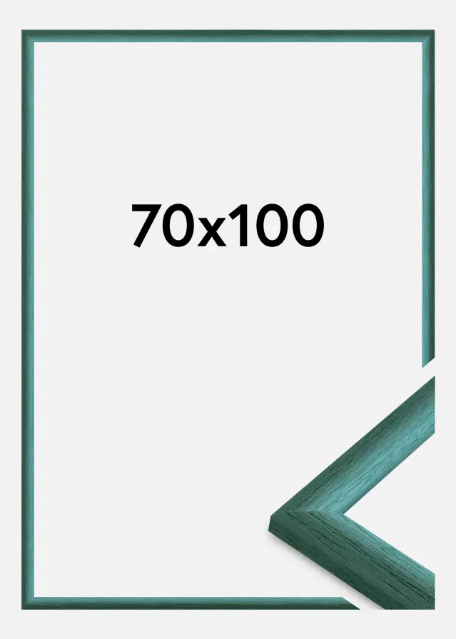 Jämtlands Ramfabrik Rahmen Cornwall Acrylglas Dunkelgrün 70x100 cm