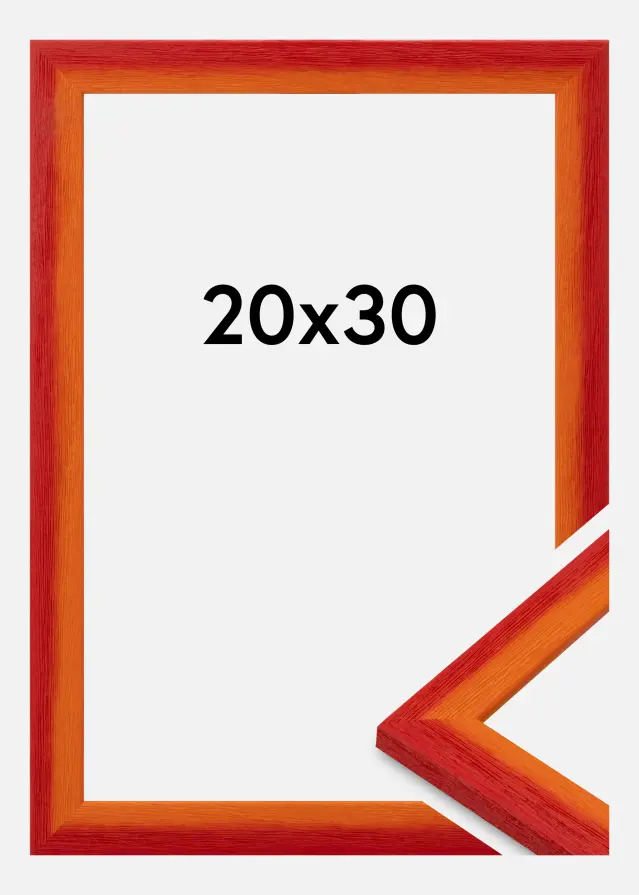 Jämtlands Ramfabrik Rahmen Cornwall Acrylglas Rot 20x30 cm