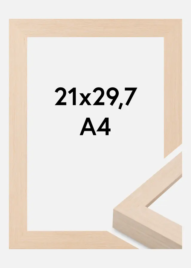 Jämtlands Ramfabrik Rahmen Cotswold Acrylglas Elfenbein 21x29,7 cm (A4)
