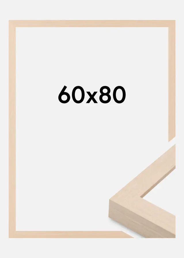 Jämtlands Ramfabrik Rahmen Cotswold Acrylglas Elfenbein 60x80 cm