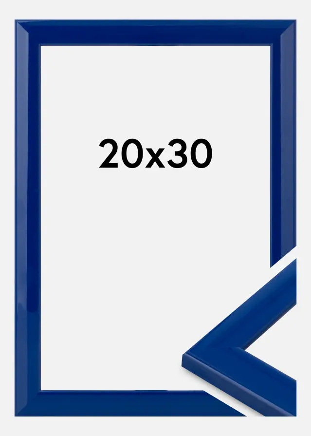 Jämtlands Ramfabrik Rahmen Dorset Acrylglas Dunkelblau 20x30 cm