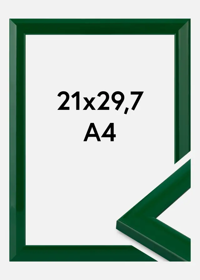 Jämtlands Ramfabrik Rahmen Dorset Acrylglas Grün 21x29,7 cm (A4)